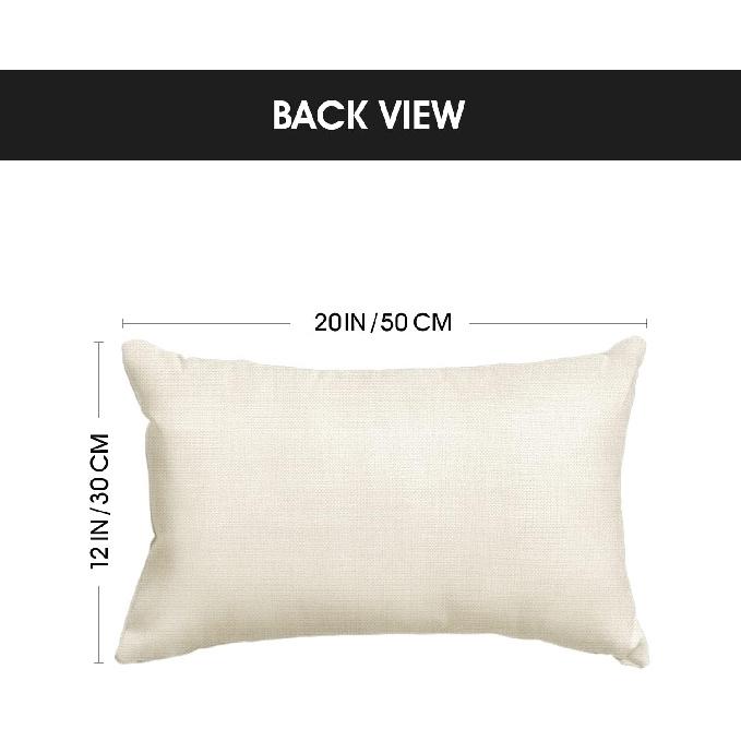 AVOIN Colorlife Happy Easter Throw Pillow Cover, 12 X 20 Inch Rabbit Spring Flower Holiday Party Cushion Case Decoration for Sofa Couch