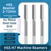 H7 Chucking Reamer Straight Flute Machining Tool Drill H7 Reamer  Metal Machining