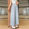2026 Summer Versatile Balloon Wide-Leg Pants for Pregnant Women - Loose, Slimming, Casual Nine-Point Fit