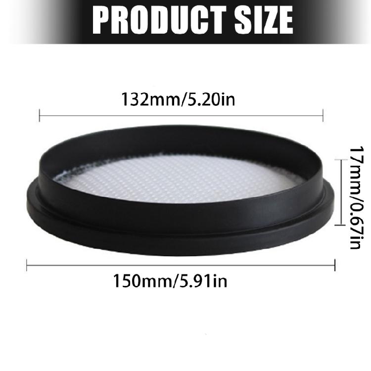 High Capacity Replacement Accessories Filter For 1.3L Capacity Handheld Wireless Vacuum Cleaner Installation Accessories