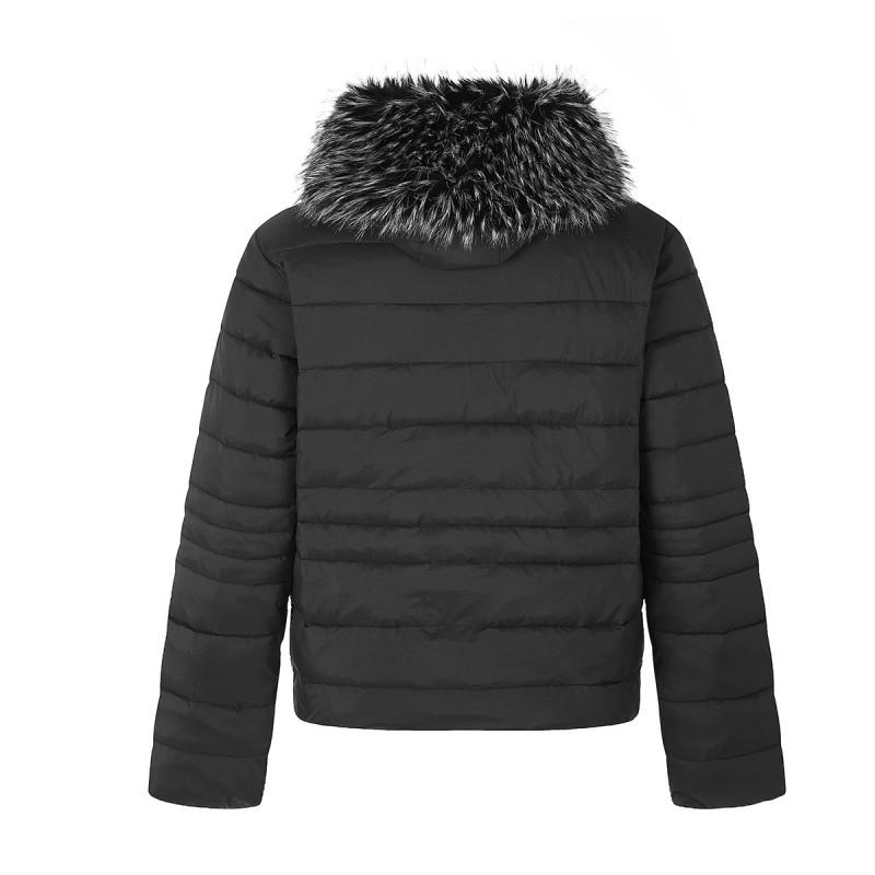 Magic Bear Winter Warm Hooded Padded Coat Thick Quilted Casual Jacket Men Women