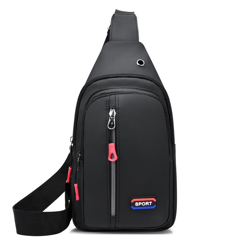 

Мужская водонепроницаемая нейлоновая нагрудная сумка большой вместимости для отдыха, спорта, велоспорта, сумка-мессенджер для путешествий на открытом воздухе, простая нагрудная сумка