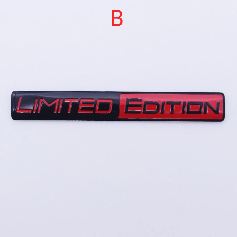 Car Accessories 3D Aluminum LIMITED EDITION Emblem Badge Car Stickers Decal