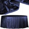 Fireproof Velour Round Soft Thick Tablecloth Fi340Cm For Banquet Table