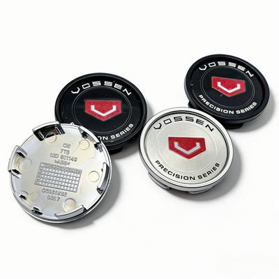 4pcs VOSSEN  Logo Emblem Car Wheel Center Caps O.D 58MM Clips 53MM Wheels Hub Cap Rim Hubcaps Dust Cover Replace Car Accessories