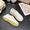 Popular little white shoes women's 2025 summer new versatile flat bottom not tired feet non-slip student leisure sports board shoes