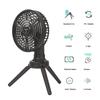 Camping Fans for Tents 10400mAh USB Rechargeable Battery Operated Fans with LED Lantern Folding Tripod Cordless Portable Fan