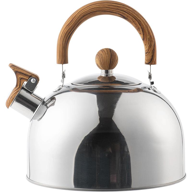 

Stainless steel whistle kettle whistle flat bottom kettle large capacity 3L folding handle 3l stainless steel color