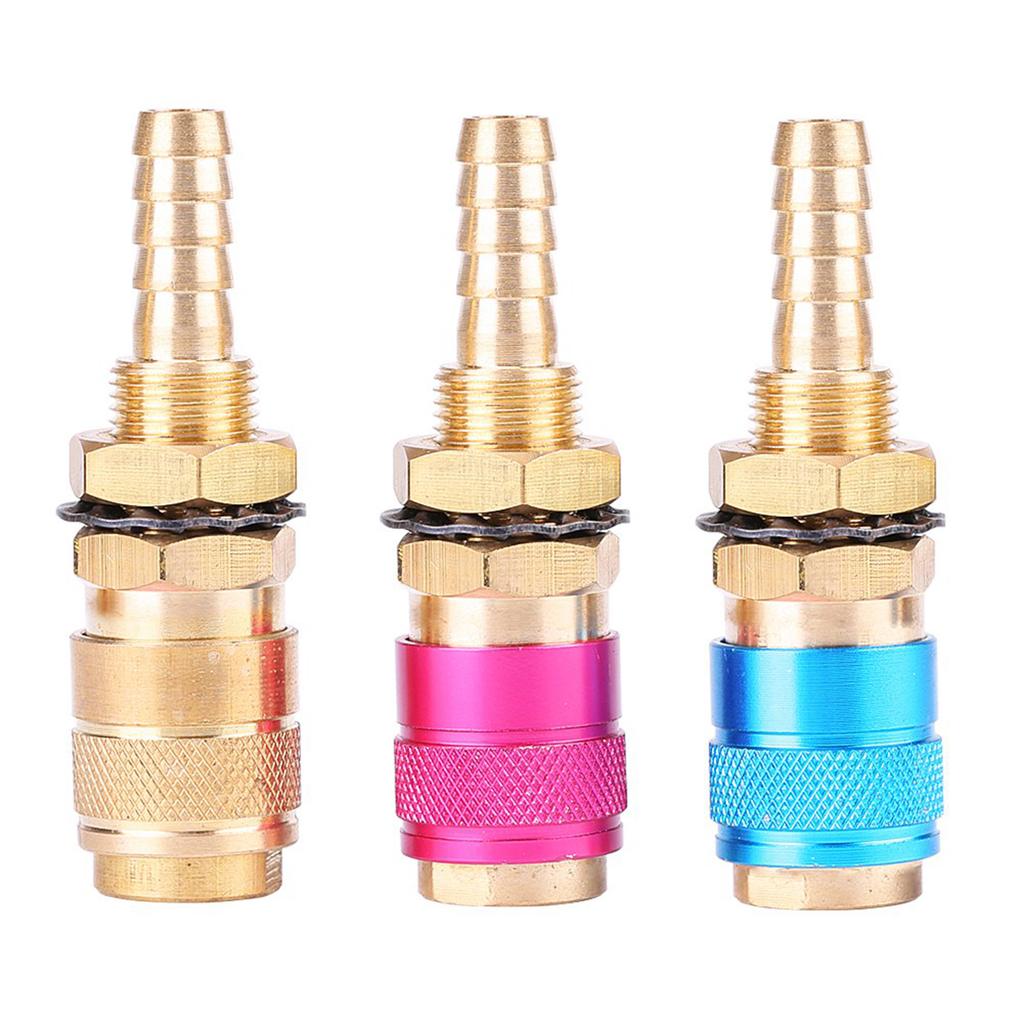 Water Cooled Gas Adapter Quick Connector Fitting For TIG Welding Torch and MIG Welding Torch Connector Soldering Supplies