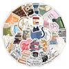 1060Pcs Creative Reading Book Stickers Books Graffiti Decoration Desk Scrapbook Stationery Box Clothes Hanger Decals Toys