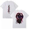 Japan Anime Demon Slayer T-skjorte Rengoku Kyoujurou Kimetsu No Yaiba T-skjorter Casual Bomull Oversized Kortarmet T-skjorte Unisex