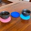 Car Coasters Anti Slip PVC Cup Holder Insert Mats 2.76" Diameter Compact Cup Holders Universal Car Interior Vehicle Accessories