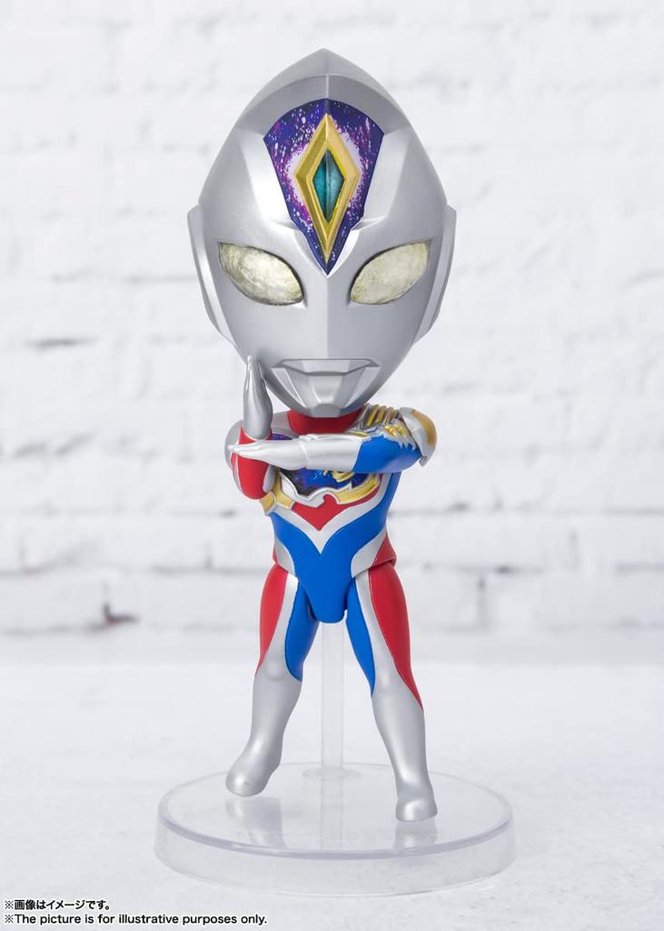 TAMASHII NATIONS Figuarts mini Ultraman Decker Flash Type, approximately 100mm, PVC & ABS painted action figure