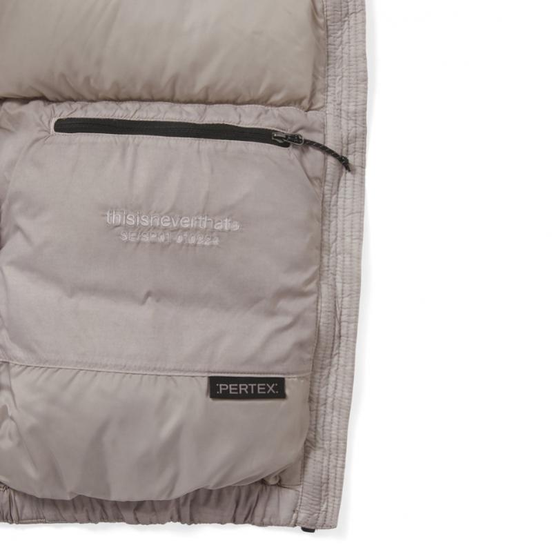 ThIs Is Never ThaT PerTex Overdyed T Down jackeT sTone