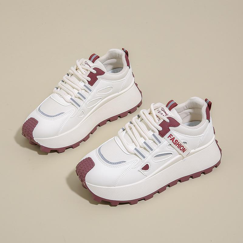 New Dad Shoes Women's Autumn Student Sports Running Casual Shoes Platform Heightening Shoes