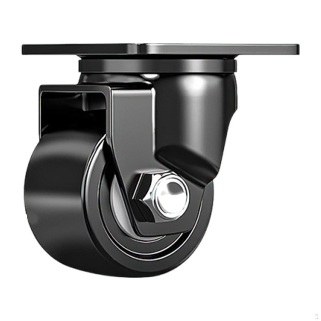 Swivel Caster Wheel Degree Rotatable with Locking Brake Industrial for Suitcases Workbenches