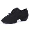 Women's Soft Sole Mesh Oxford Cloth Dance Shoes for Latin and Modern Dance