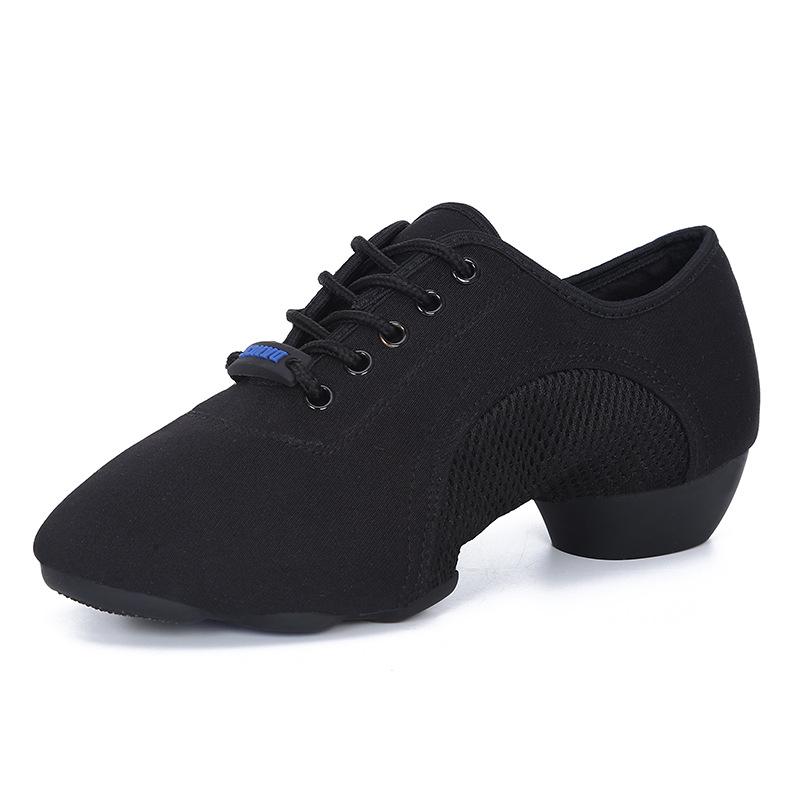 Women's Soft Sole Mesh Oxford Cloth Dance Shoes for Latin and Modern Dance