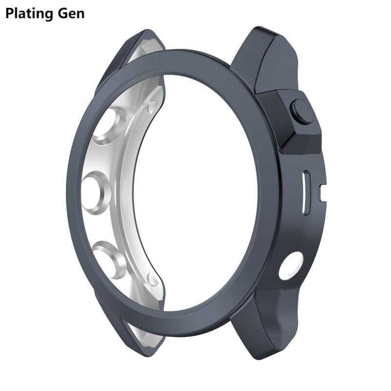 Galvanisierte TPU-Hülle für Garmin Tactix7 Abdeckung Smartwatch-Armband Hohlabdeckung Stoßfänger Für Garmin Enduro2 Schutzhülle Zubehör