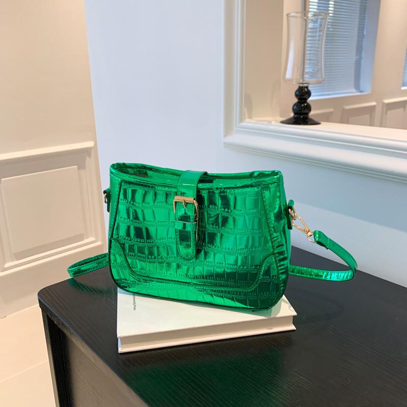 Chic Modern Casual Crossbody Bag For Women With Trendy Small Square Shape фиолетовый