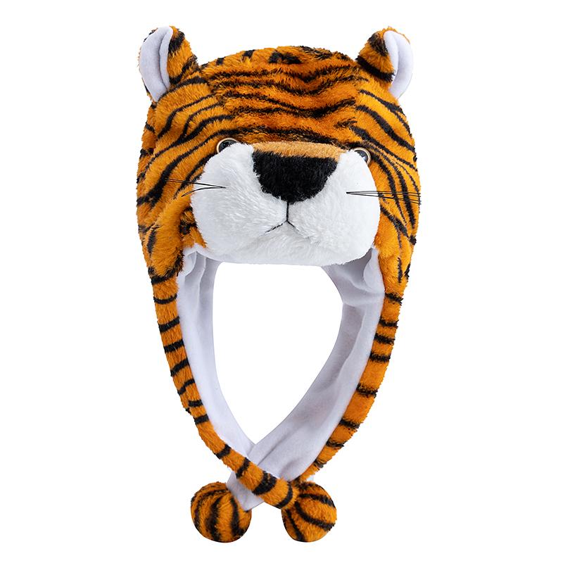 New Style Unisex Funny 3D Animal Style Decorative Hat Mischievous Couple Cap For Man Women Plush Winter Lovely Family Hat
