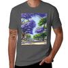 Jacaranda Trees In The Streets Of Historic Buenos Aires Tshirt Thanksgiving Casual Tee