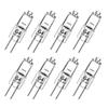 G4 12V 20W Halogen Bulbs Warm White 2800K Dimmable - Pack of 8