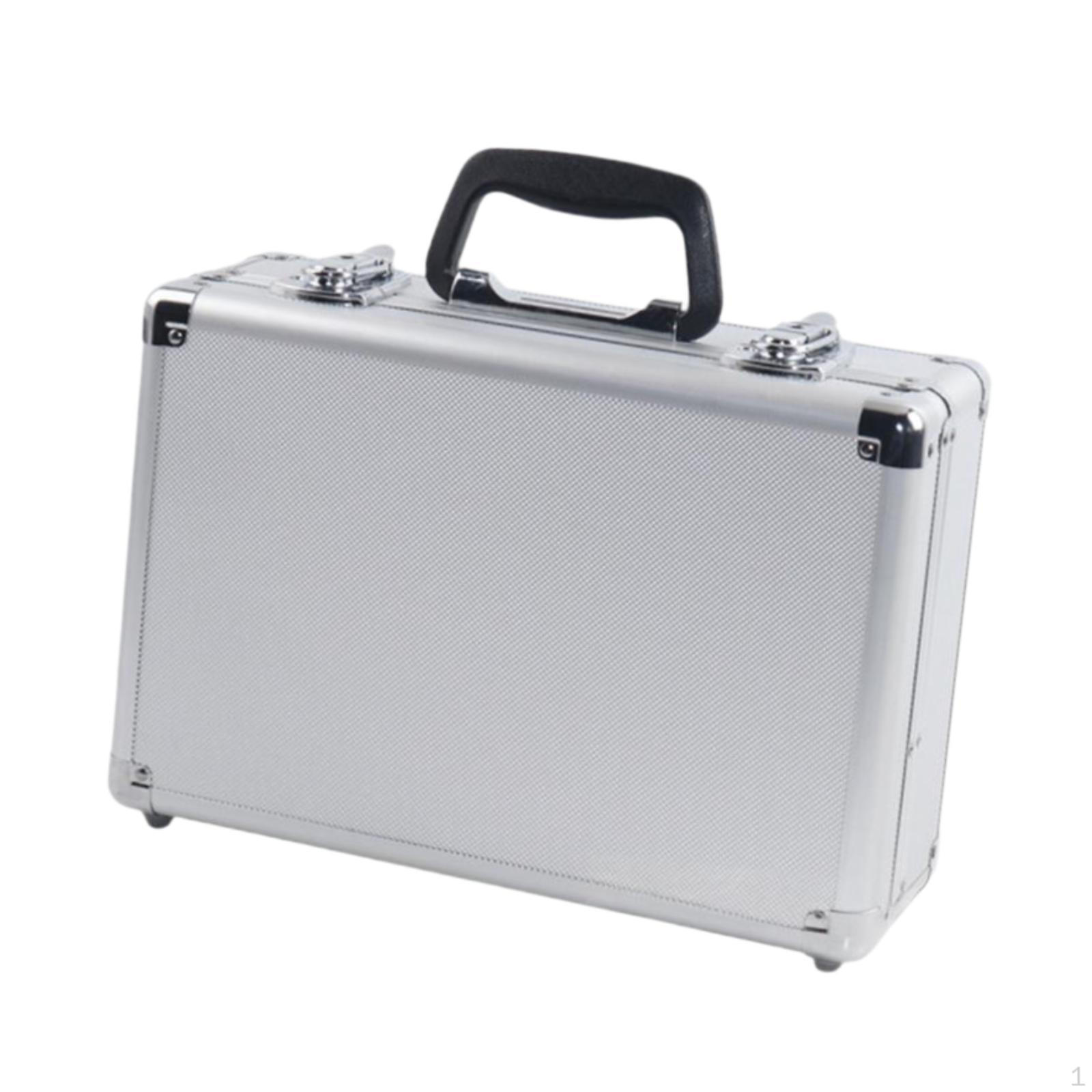 

RC Airplane Transmitter Case Premium Durability Portable Carry Black срібний