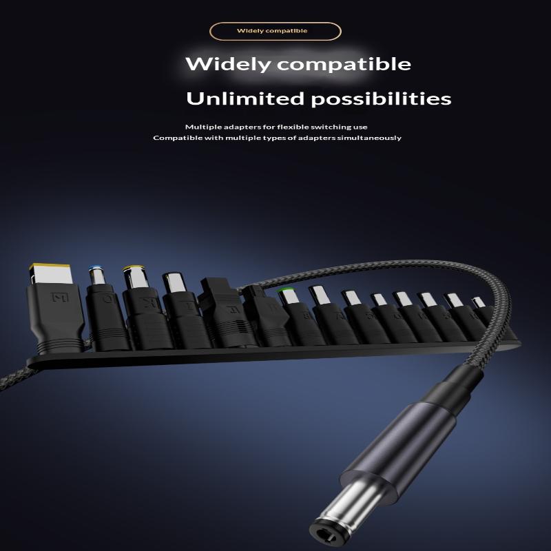 Usb C To Dc Power Boost Cable Adjustable Voltage Adapter Connector Cord For Laptop Router Pd140W /5V/9V/12V/15V/20V/28V