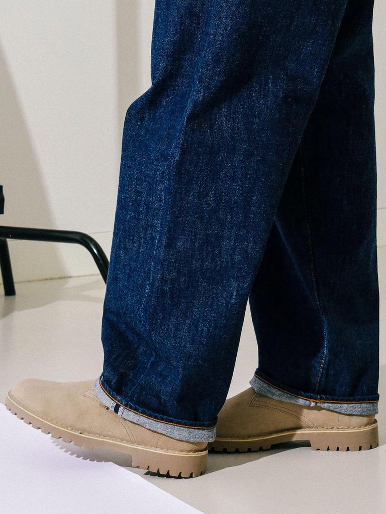 INDIGO S 11210299791 Jeans Wide Fit Denim Pants [BEAMS] Men's