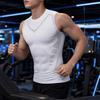 Herren Kompressions-Tanktop, Hohe Dehnung Schnelltrocknendes Sport-Unterhemd für Basketball Laufen, Haltungs Korrektor Muskelformendes Unterhemd, Atmungsaktiv