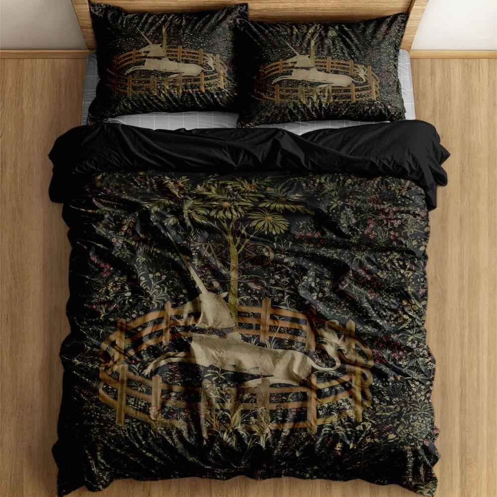 Greek Goat Garden Bedding Set King Queen Double Full Twin Single Size Duvet Cover Pillow Case Bed Linen Set