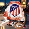 Coperta con Stampa Atletico Madrid - Morbida e Confortevole, per Camera da Letto, Viaggio, Divano, Decorazione per la Casa - Regalo di Compleanno o Natale per un Amico
