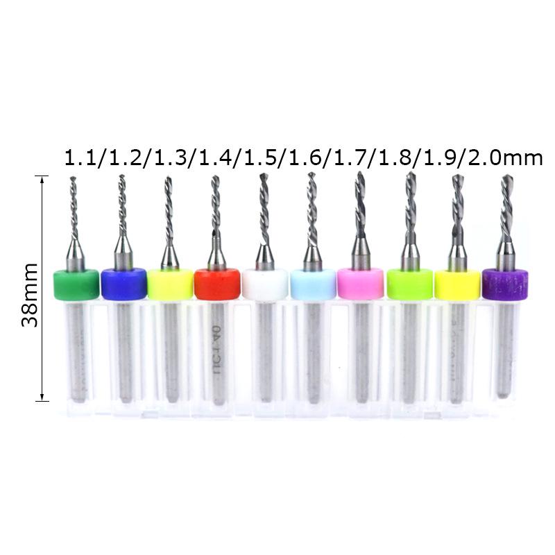Carbide PCB Drill Bit Set for Circuit Board & Beeswax Carving