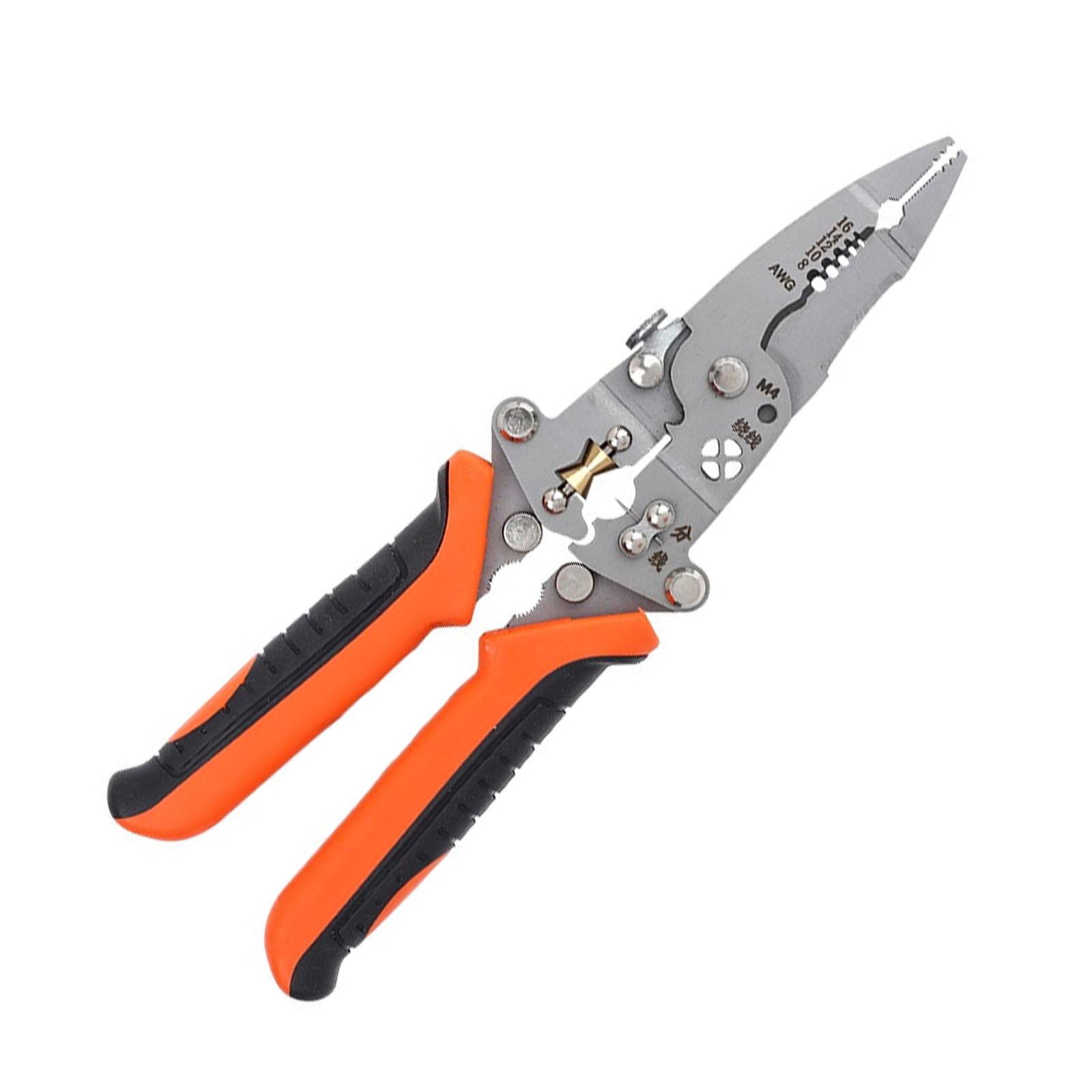 

12 в 1 складные клещи для зачистки проводов многофункциональные щипцы для зачистки проводов режущие разделительные электрические клещи инструмент
