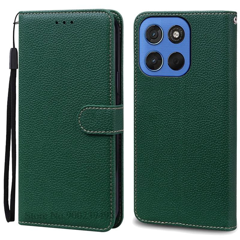 

G67 Power Case For Motorola G67 Power Case Wallet Leather Flip Cover For Motorola Moto G67 Power Case Magnetic Book Cover Fundas Motorola Moto G67 Power темно-зеленого