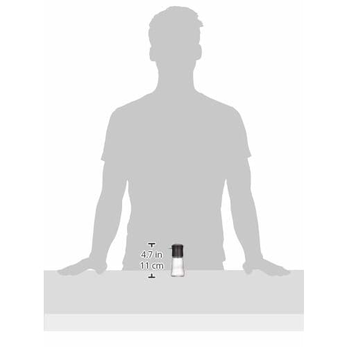 Risu Stabiarux Push-Type Soy Sauce Dispenser, Black, 80ml, Small