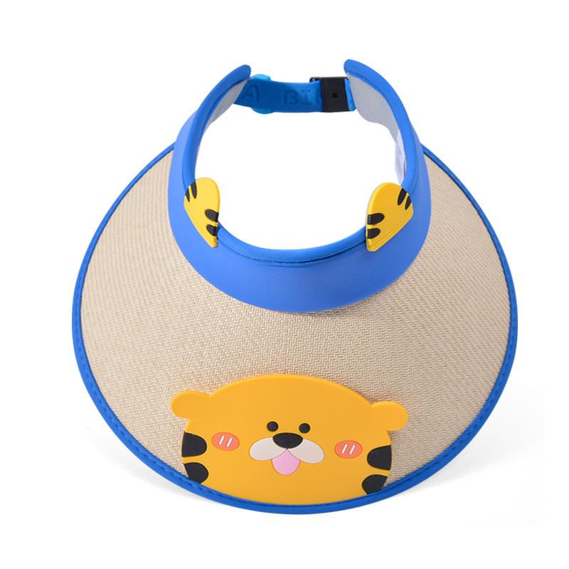 

Kids Sun Hat With Large Brim And Breathable Polyester Fabric For Outdoor Play королевский синий
