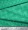 Soimoi Japan Crepe Satin Fabric Geometric Small Print Fabric by Metre 42 Inch