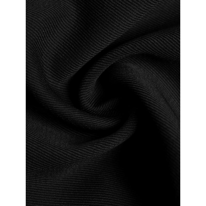 YYFS Women's Fashion Summer Spring Solid Color Print Short Sleeve V-Neck High Waist Casual Dresses