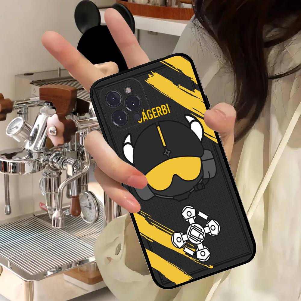 

R-Rainbowes Game Six Siege Anime Phone Case For IPhone 17 16 15 14 11 12 13 Mini Pro XS Max Plus Funda Shell iPhone 17