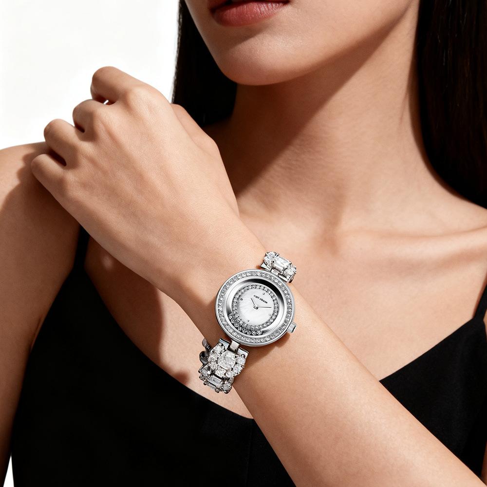 Women Watch New High Quality Diamond Bracelet Quartz Watches Ladies Dress Gifts for Girl Gold Fashion Wristwatch Waterproof