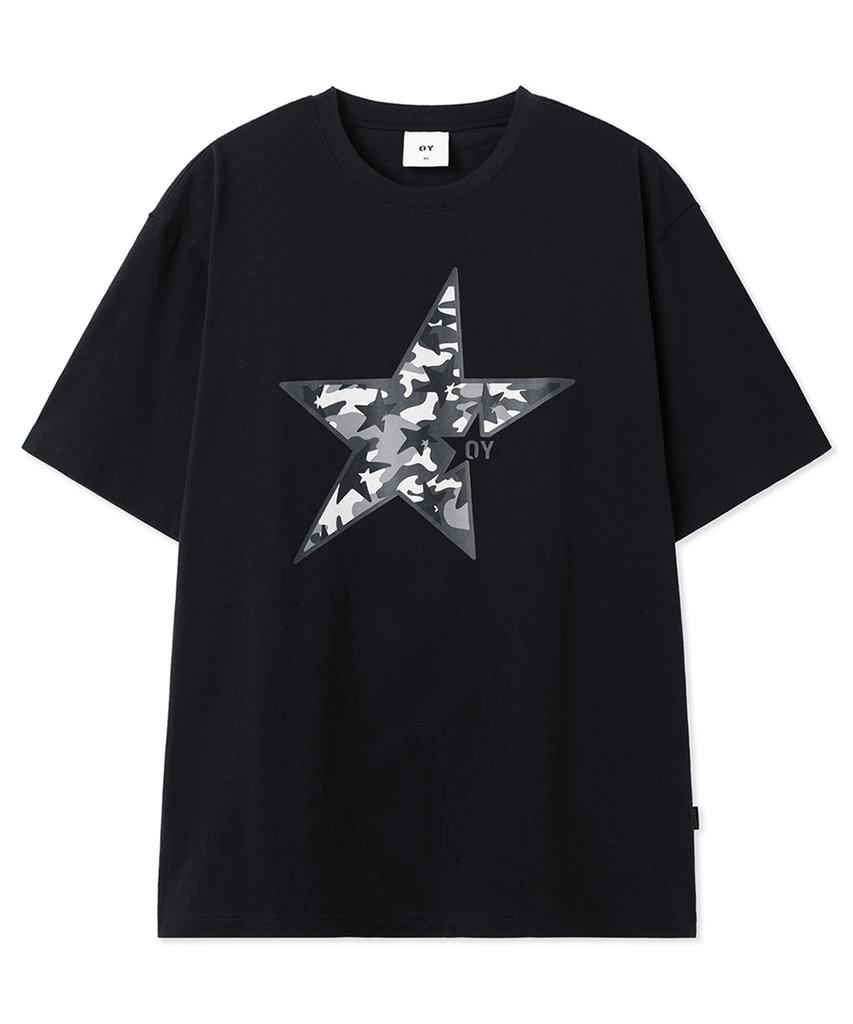 Opeunyadeu(Owai) Camo Star Tee - Black