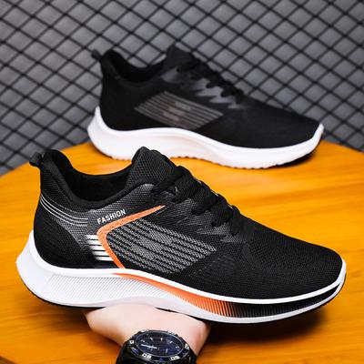 Męskie buty sportowe Nowe letnie, tkane, oddychające siatkowe męskie buty na co dzień Męskie buty młodzieżowe