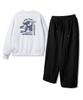 ALVINCLO [Set] Rubber Puppy Sweatshirt Balloon Sweatpants Set (Type B)
