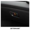 For Mercedes Benz W176 A Class CLA GLA Carbon Fiber Car Interior Copilot Glove Box Switch Panel Trim Sticker Tuning Accessories