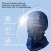 Summer Cool Balaclava Ice Silk Cycling Full Face Cap Sun Anti-UV Protection Sports Face Cover Headwear Bike Motorcycle Men's Hat