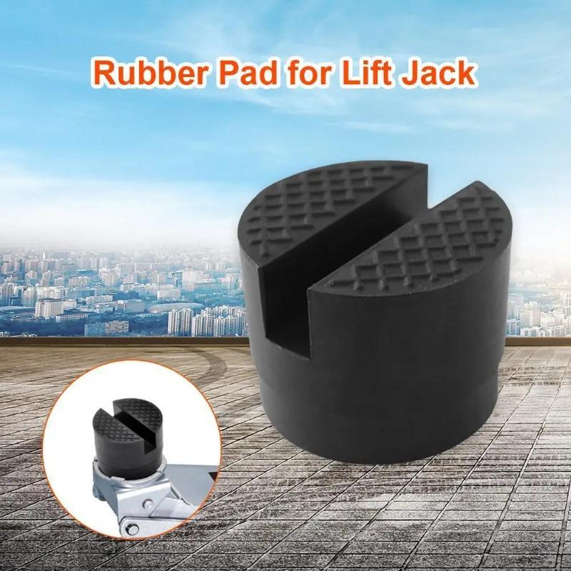 Durable Car Jack Rubber Pad Slotted Rail Hydraulic Slotted Jack Stand Pad Wear Resistant Floor Socket Car Lift Repair Tool