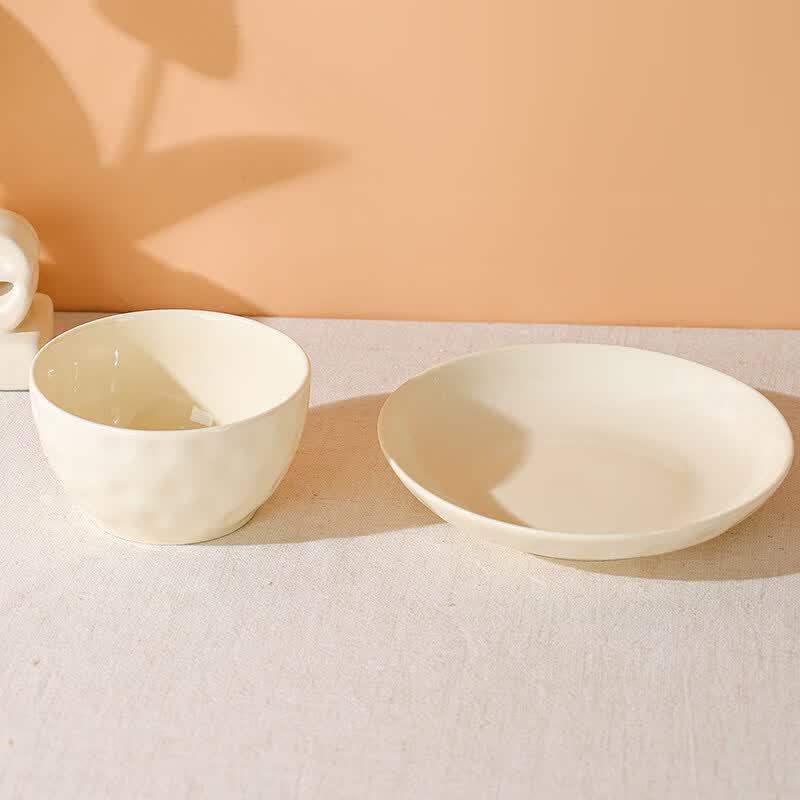 Pink Rabbit Ceramic Dinnerware Set