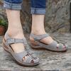 Damen Sandalen mit offenem Zeh, Hohlmuster, floral, weiche Sohle, lässiger Stil, bequem, Sommer, atmungsaktiv, leicht, zum Hineinschlüpfen